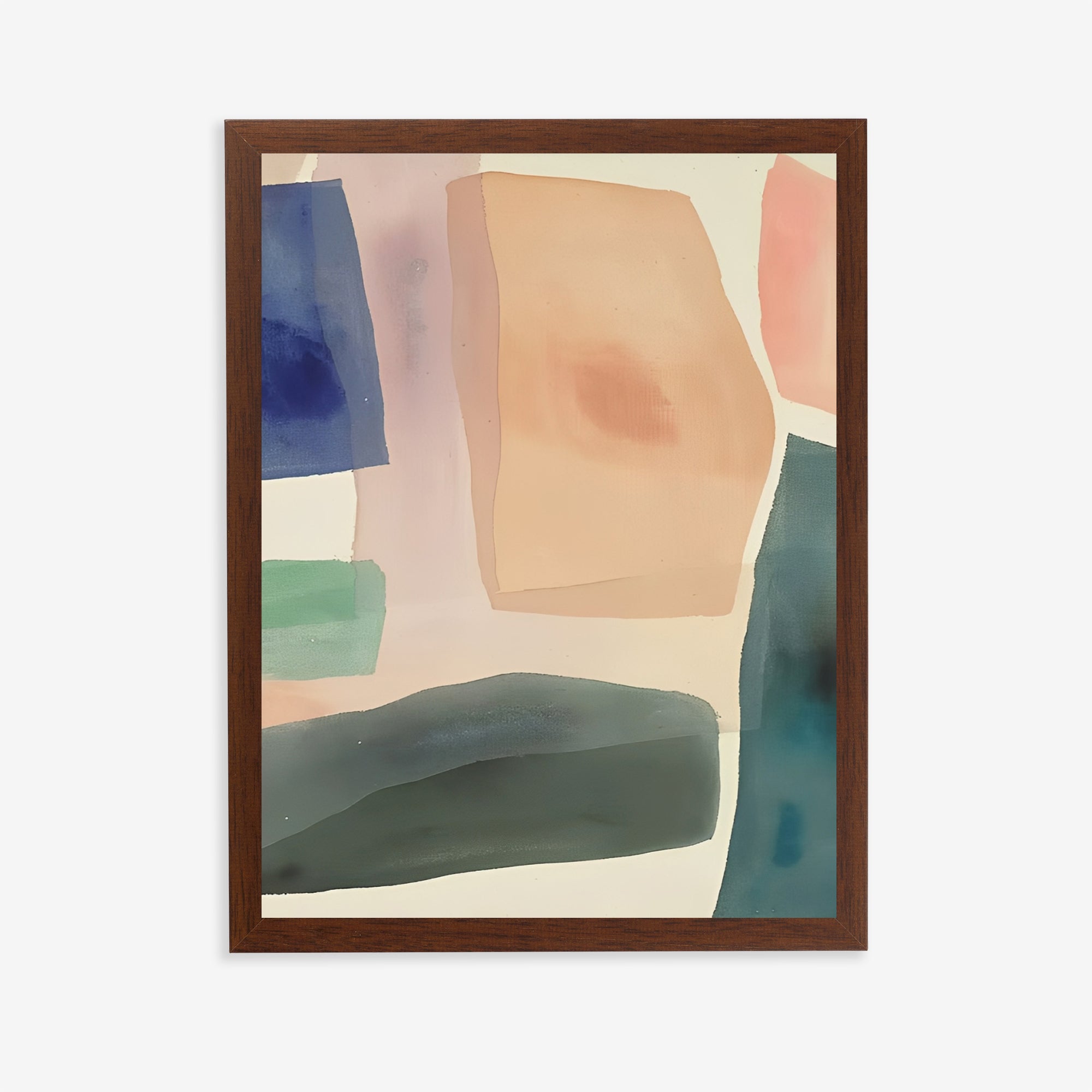 Modern Abstract Pastel Wall Art Print