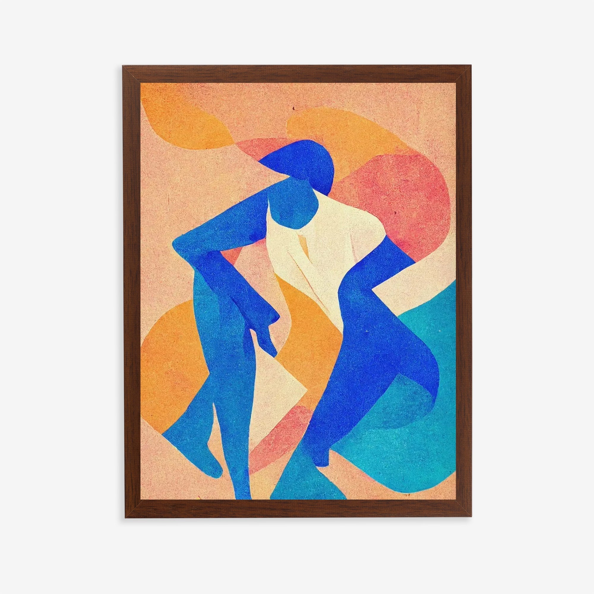 Modern Abstract Figurative Art Print