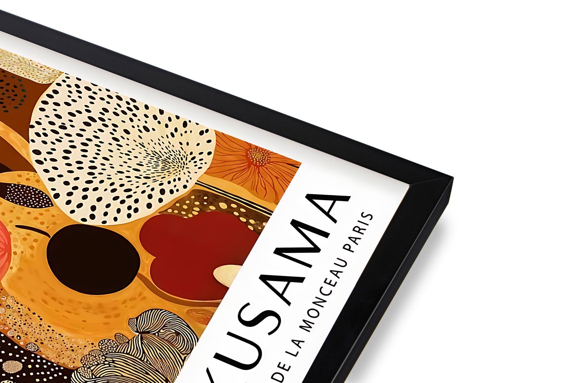 Yayoi Kusama inspired floral art print