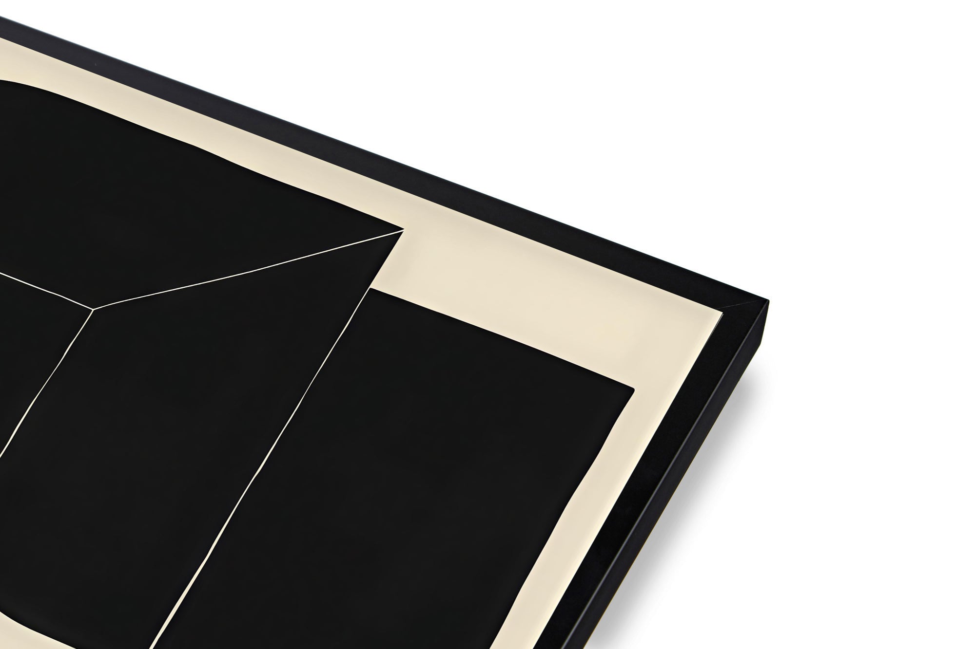 Black Minimalist Abstract Wall Art Print