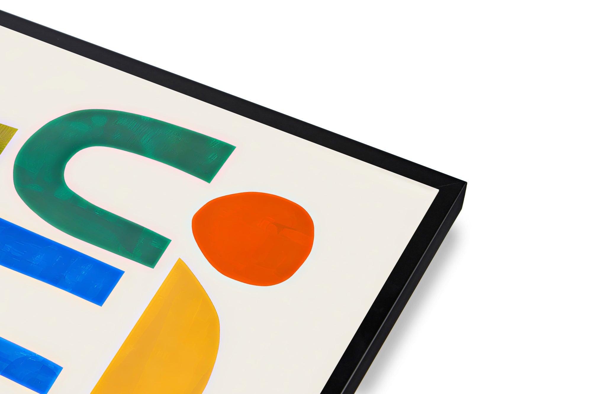 Colorful Minimalist Abstract Wall Art Print
