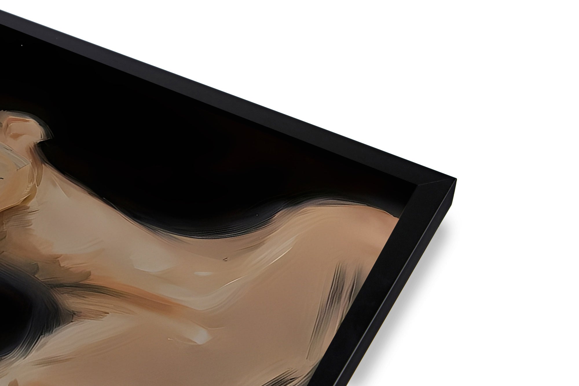 Faceless Abstract Portrait Wall Art Print
