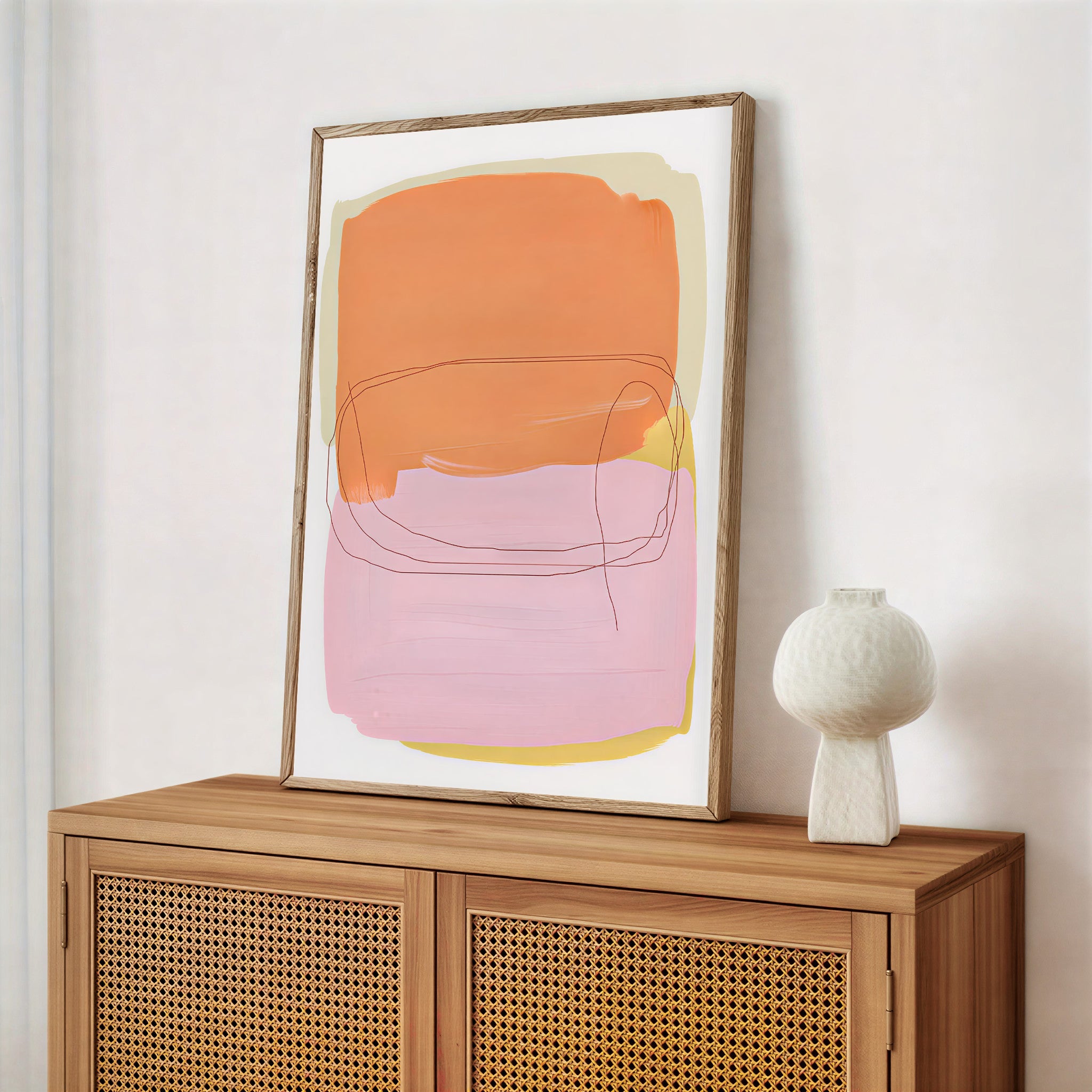 Minimalist abstract wall art print