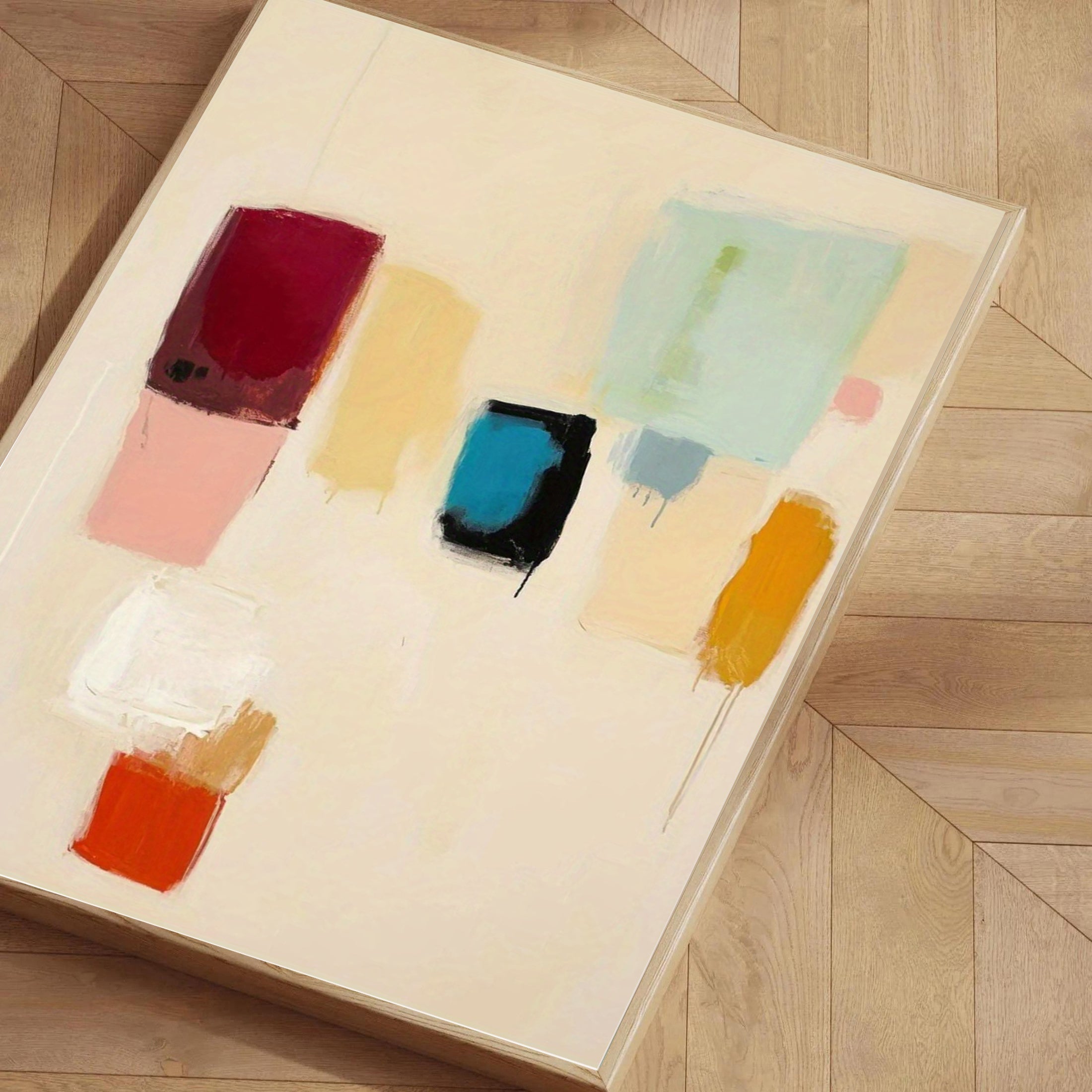 Color Minimalist Abstract Wall Art Print