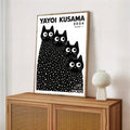 Yayoi Kusama Cats Prints Yayoi Kusama Cats Print