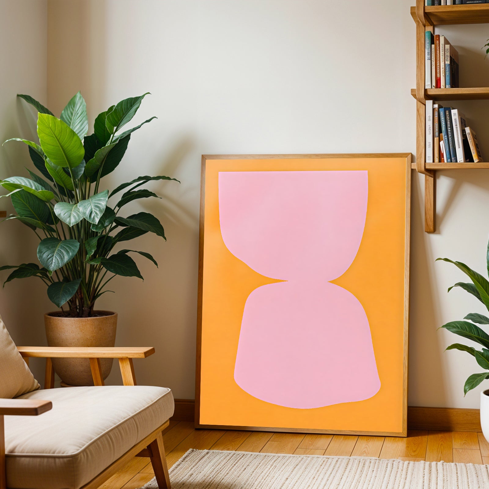 Modern Abstract Pastel Art Poster
