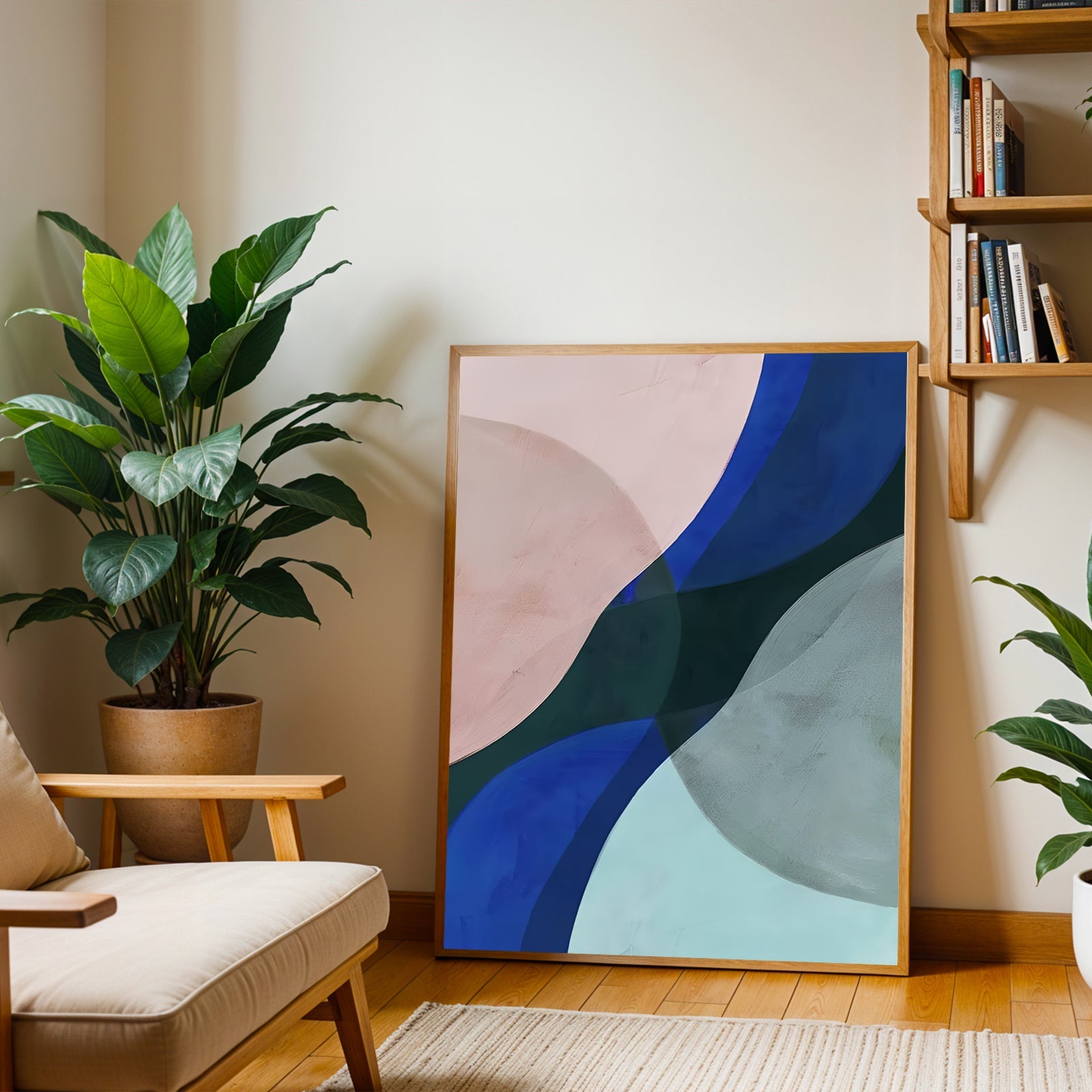 Geometric Modern Abstract Wall Art Print