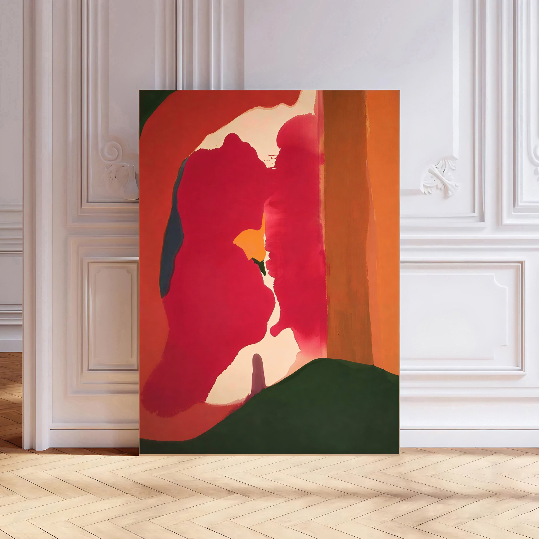 Abstract Color Block Wall Art Poster