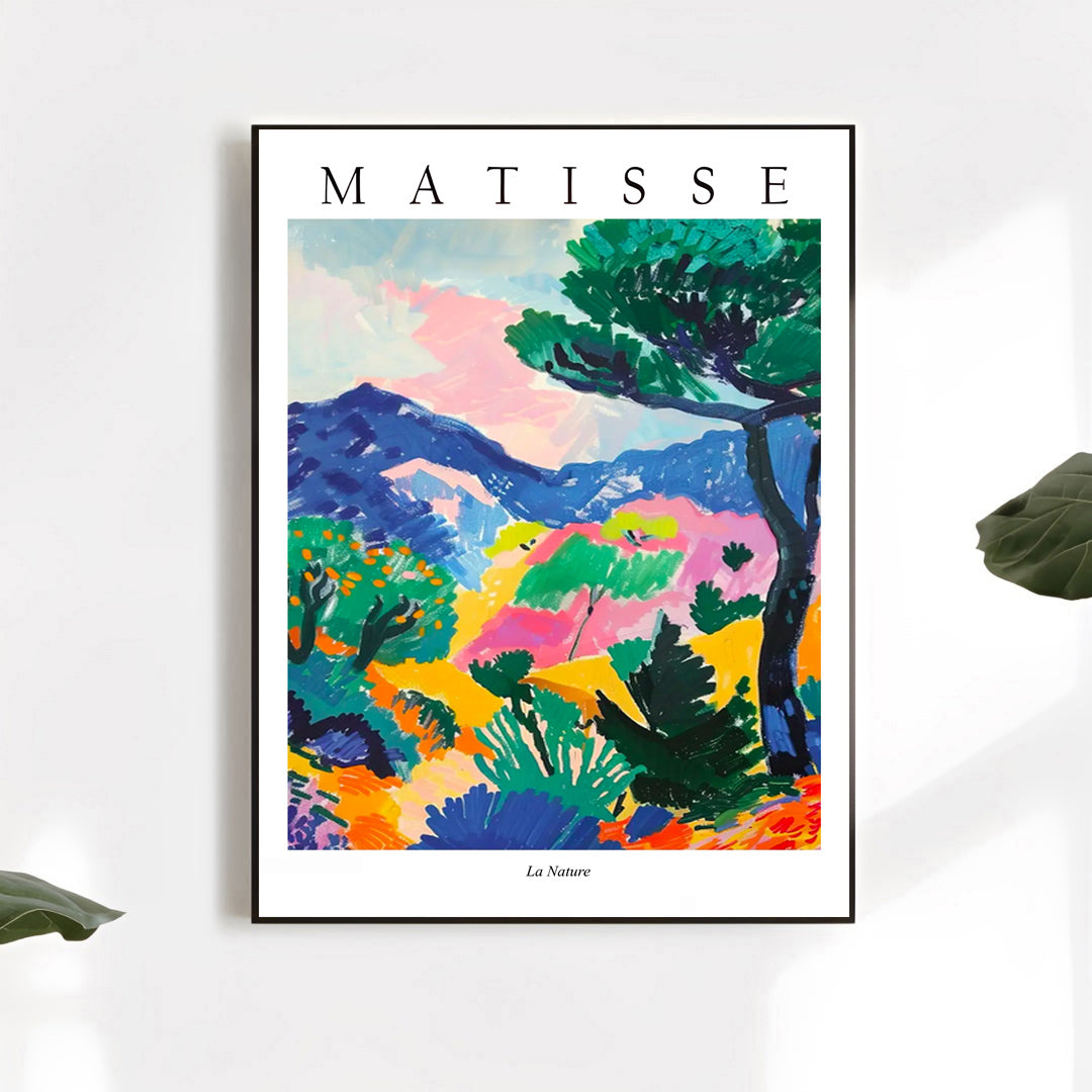 Matisse Inspired Landscape Art Print