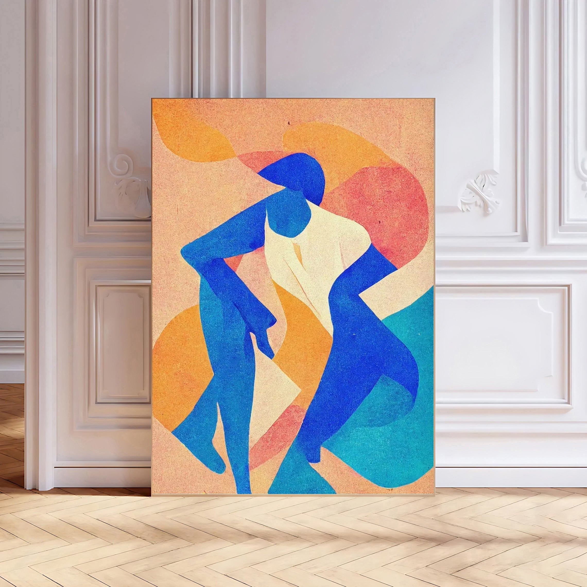 Modern Abstract Figurative Art Print