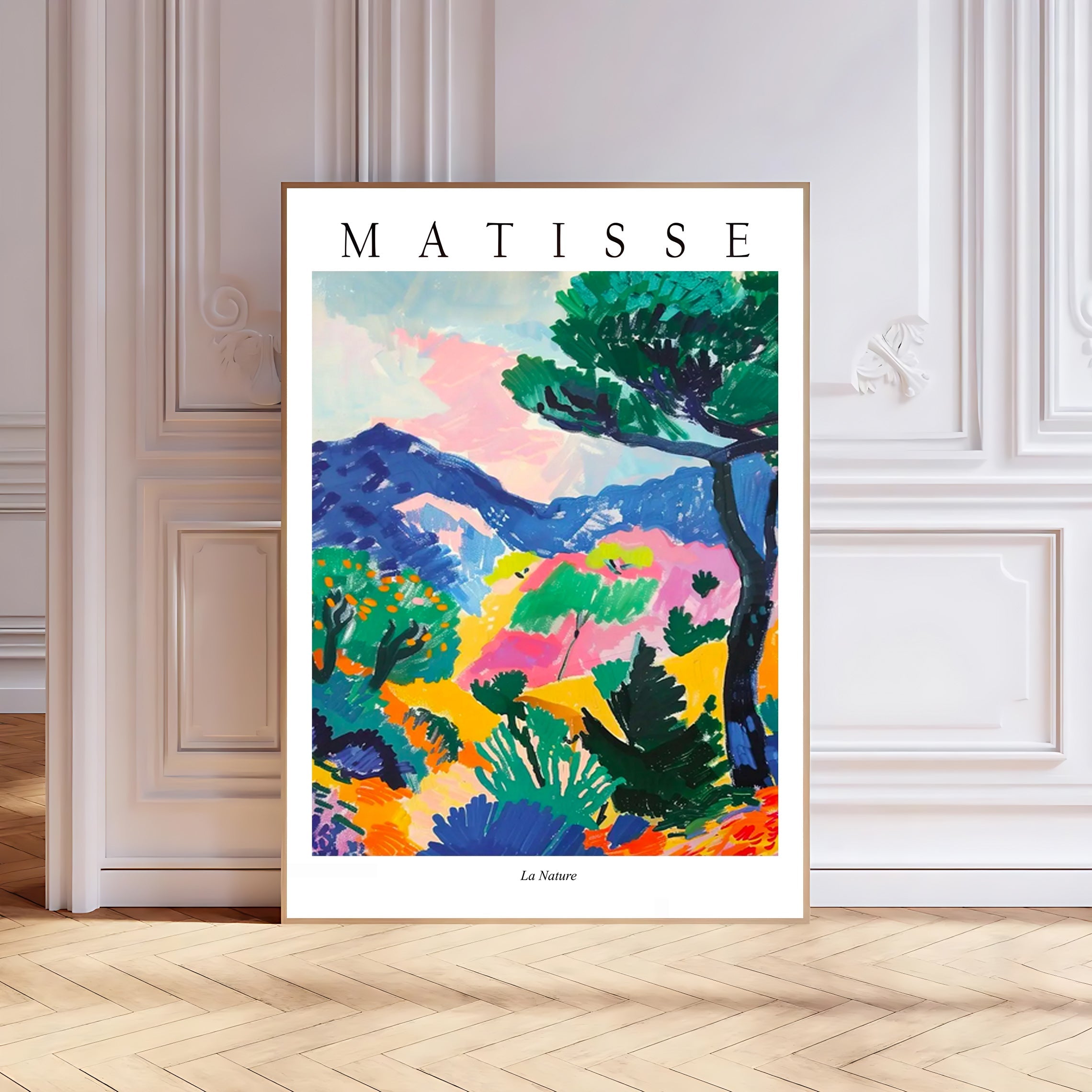 Matisse Inspired Landscape Art Print