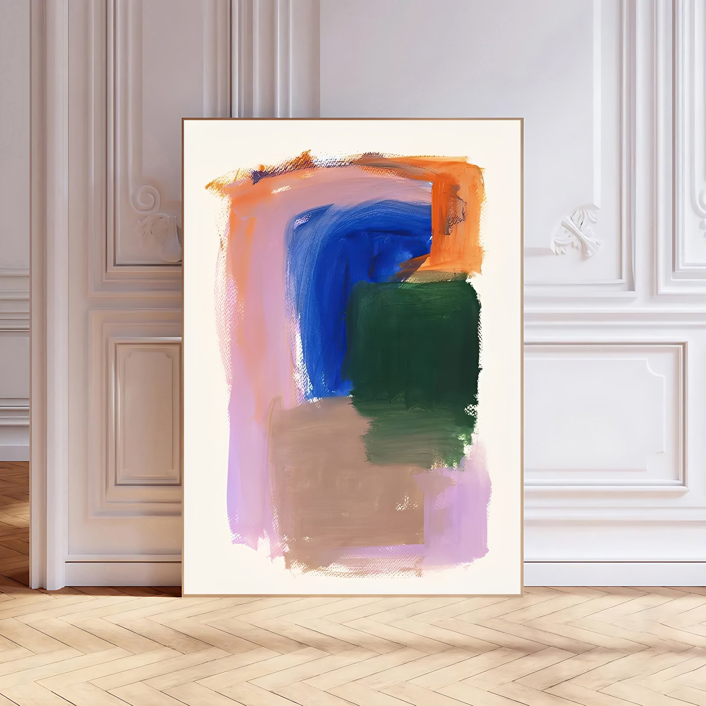 Colorful Modern Abstract Art Print