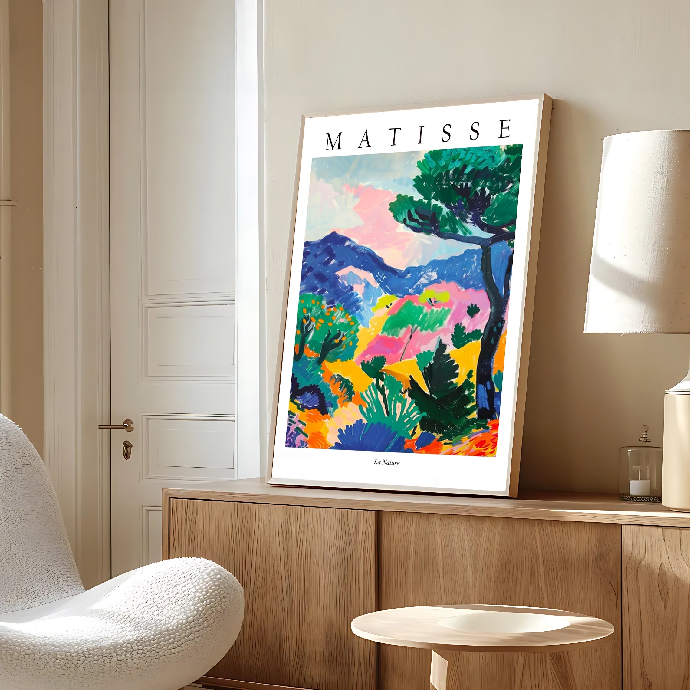 Matisse Inspired Landscape Art Print