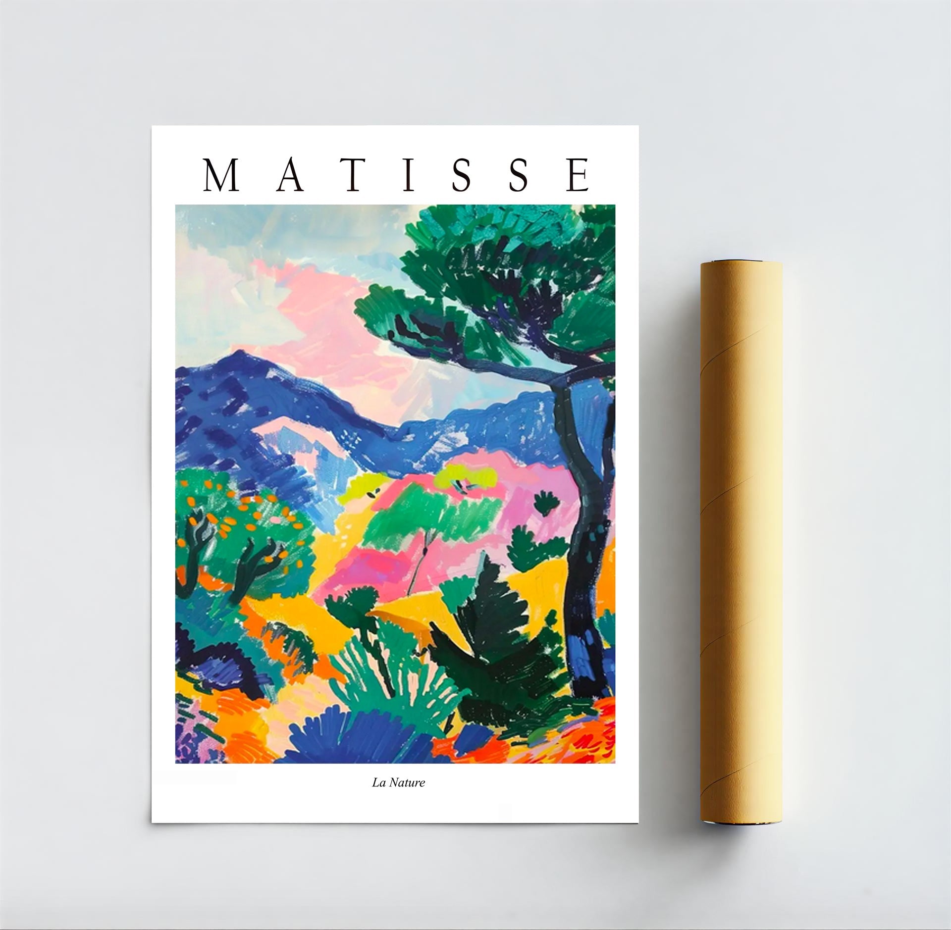 Matisse Inspired Landscape Art Print