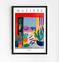 Henri matisse inspired interior plant artwork
