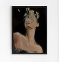 Faceless Abstract Portrait Wall Art Print