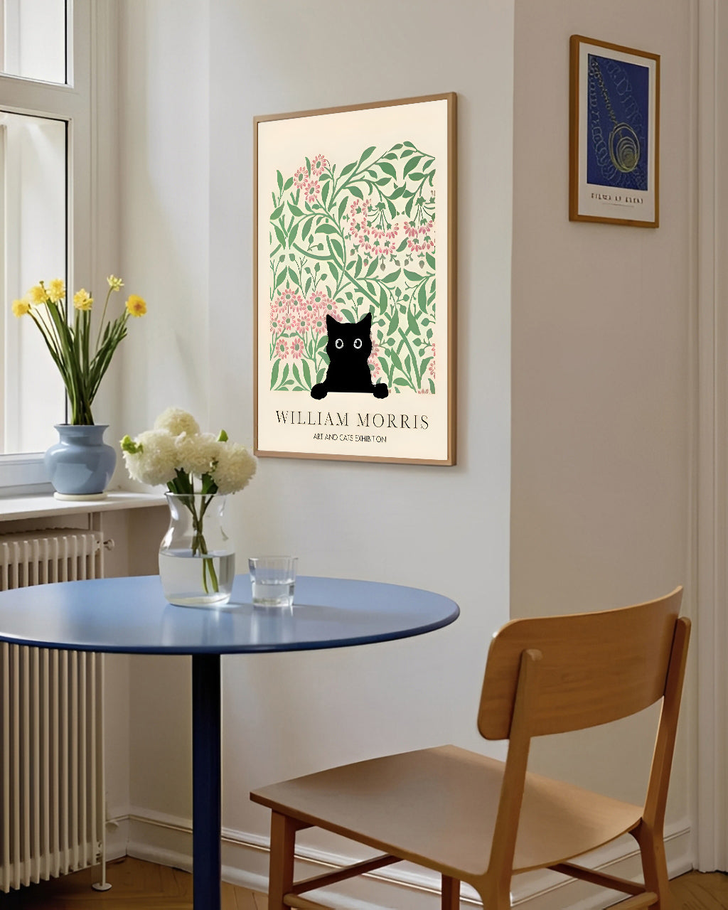 William Morris Black Cat Print