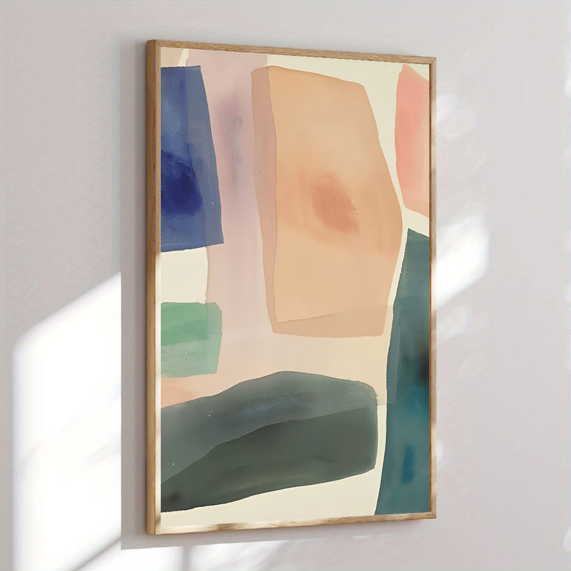 Modern Abstract Pastel Wall Art Print