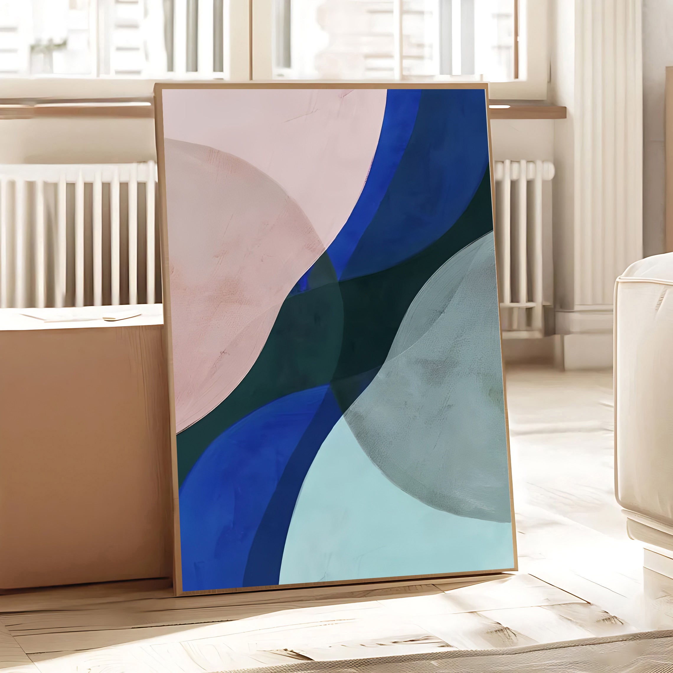 Geometric Modern Abstract Wall Art Print