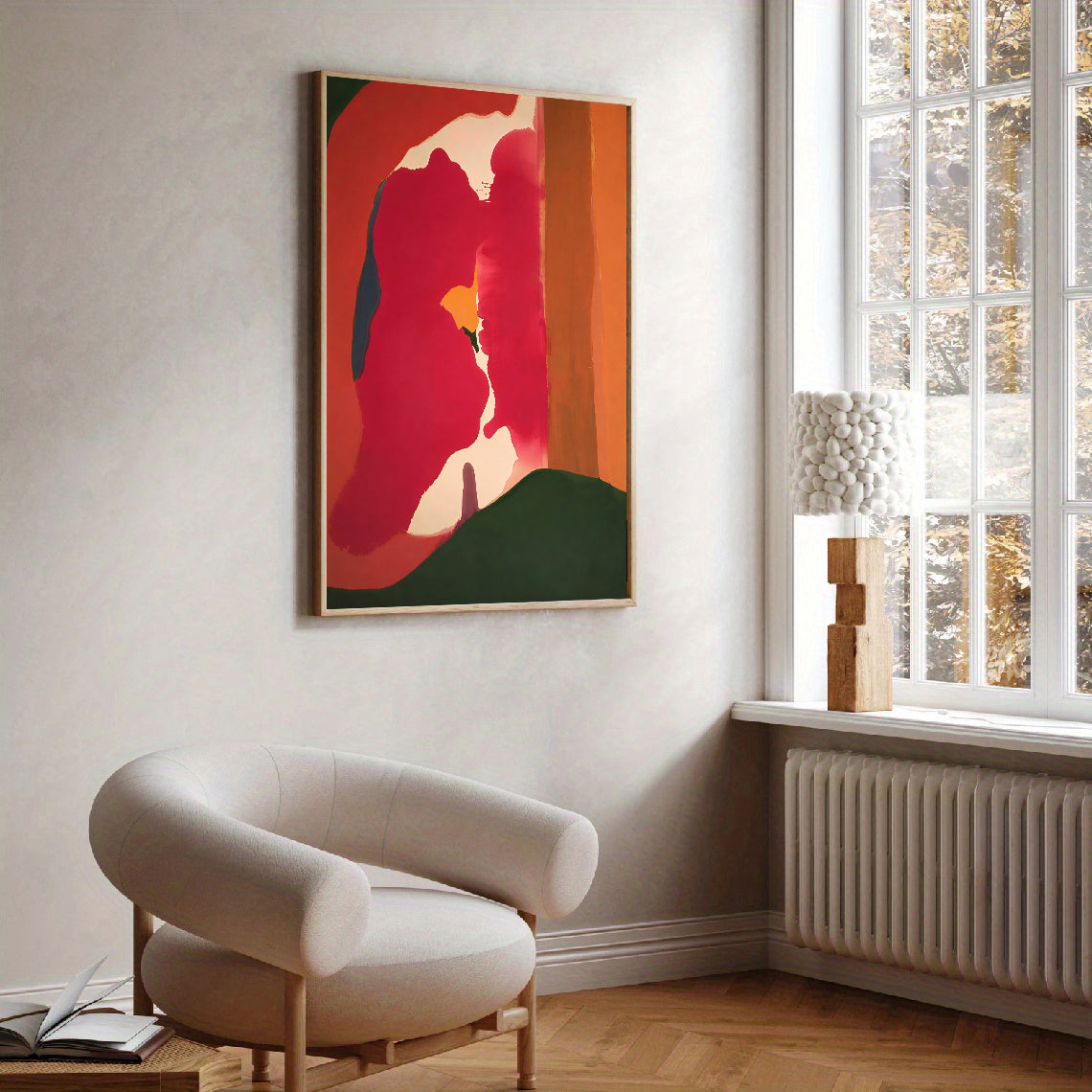 Abstract Color Block Wall Art Poster