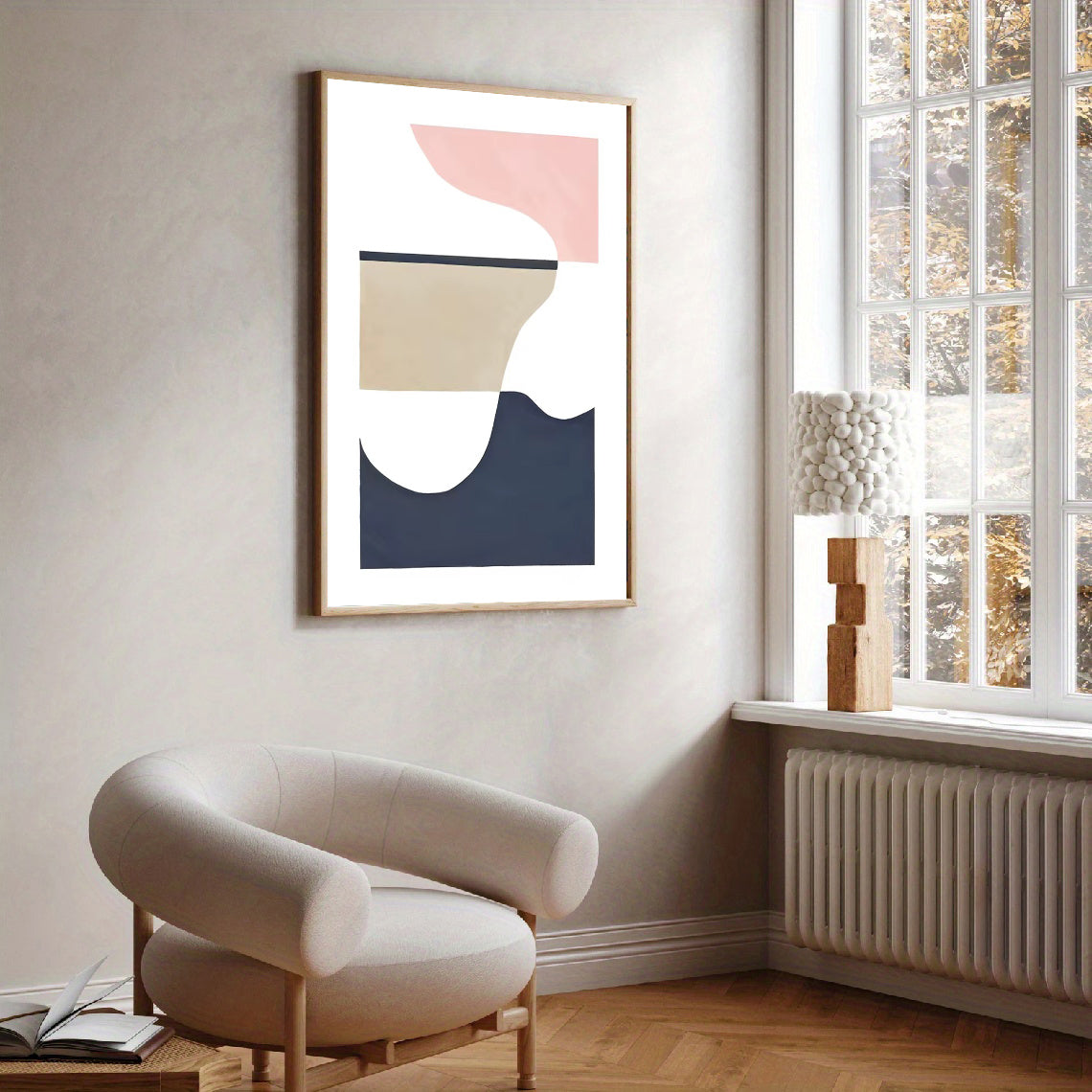 Scandinavian wall art print minimalist design