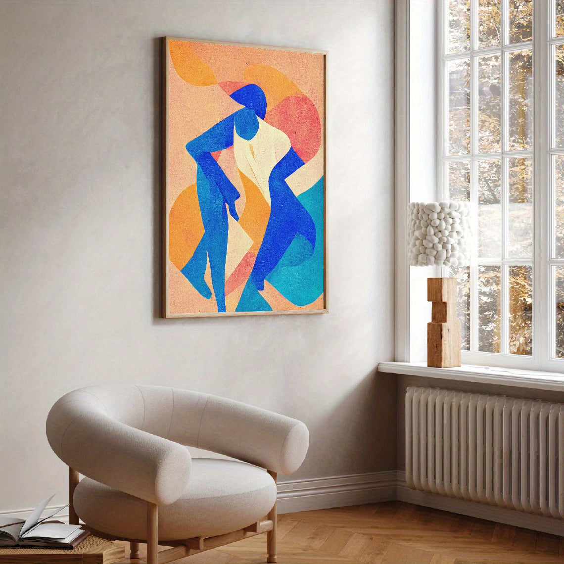 Modern Abstract Figurative Art Print