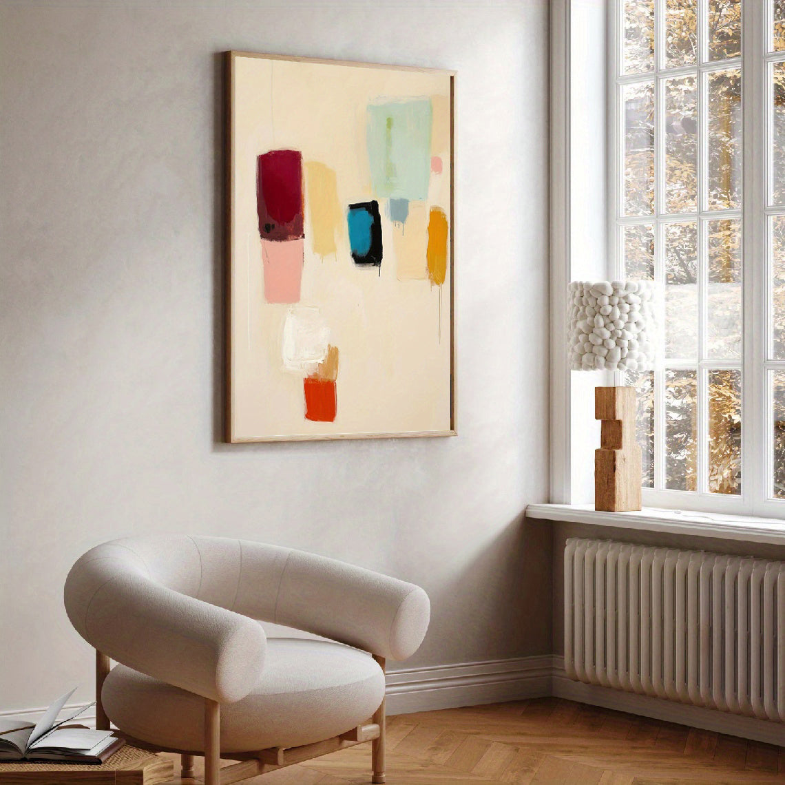 Color Minimalist Abstract Wall Art Print