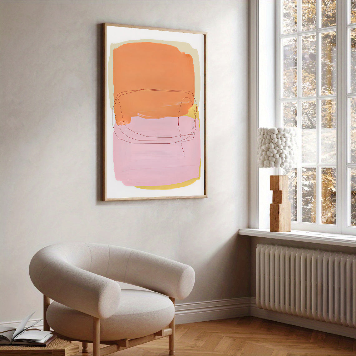 Minimalist abstract wall art print
