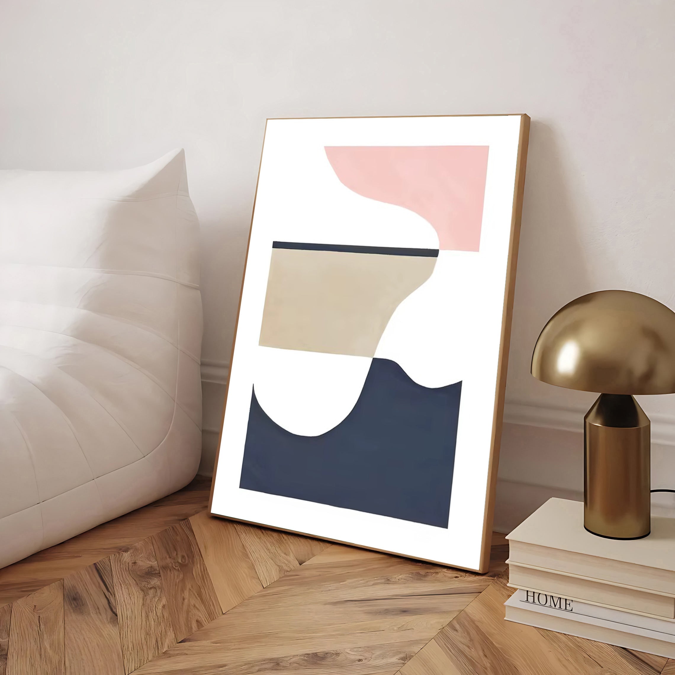 Scandinavian wall art print minimalist design