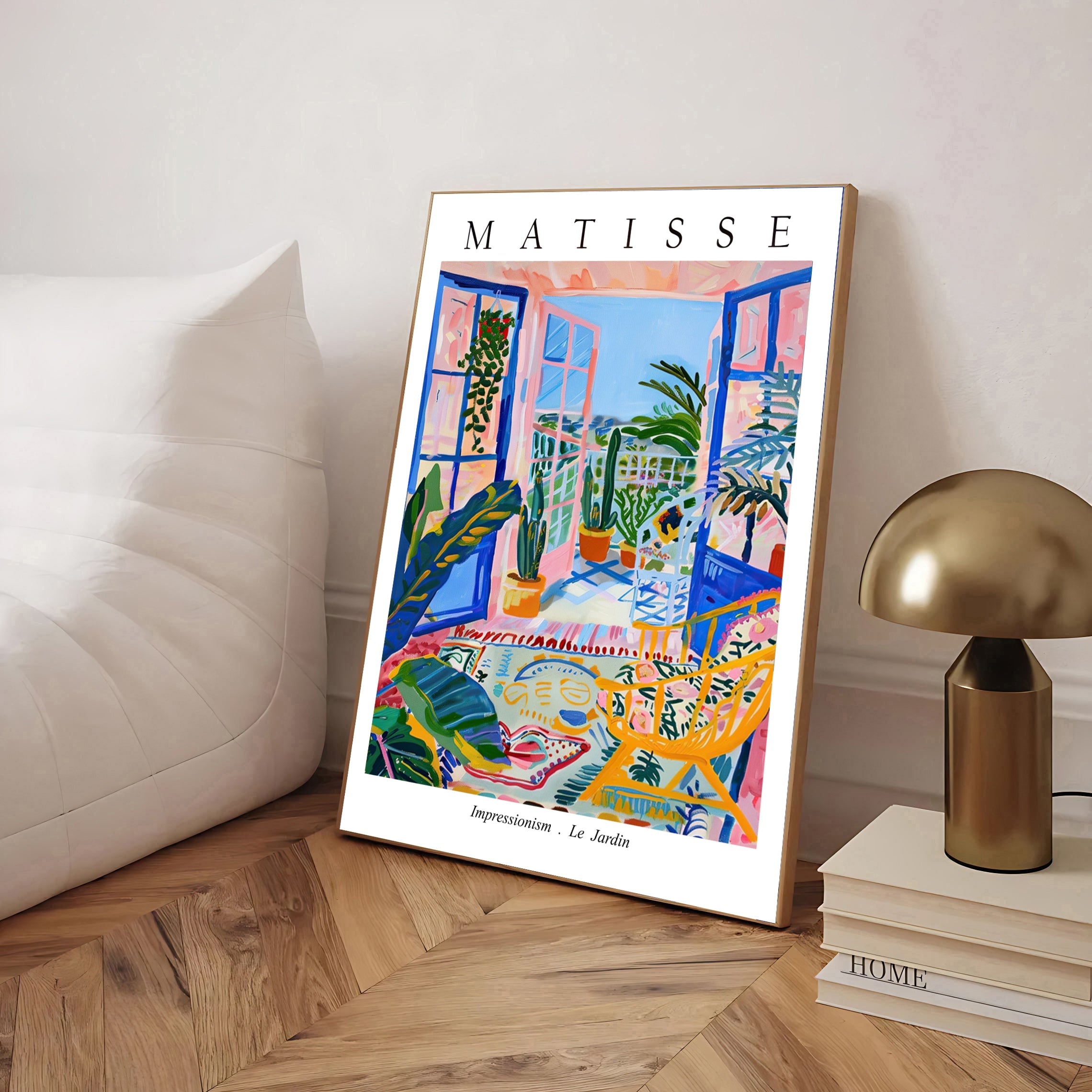Matisse Le Jardin Exhibition Poster - Colorful Balcony Wall Art