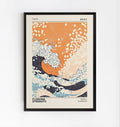 Japanese Wave Print – Tokyo Gallery Exhibition Wave Poster