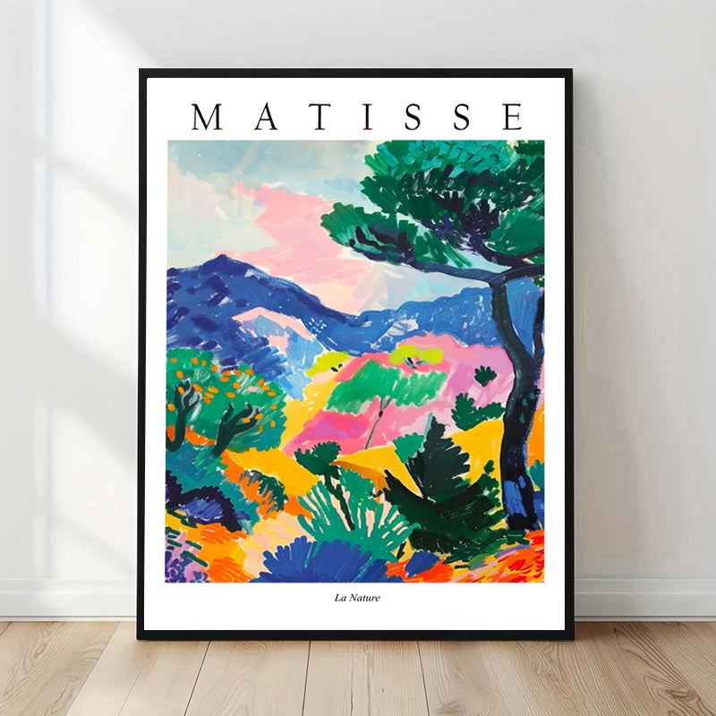 Matisse Inspired Landscape Art Print