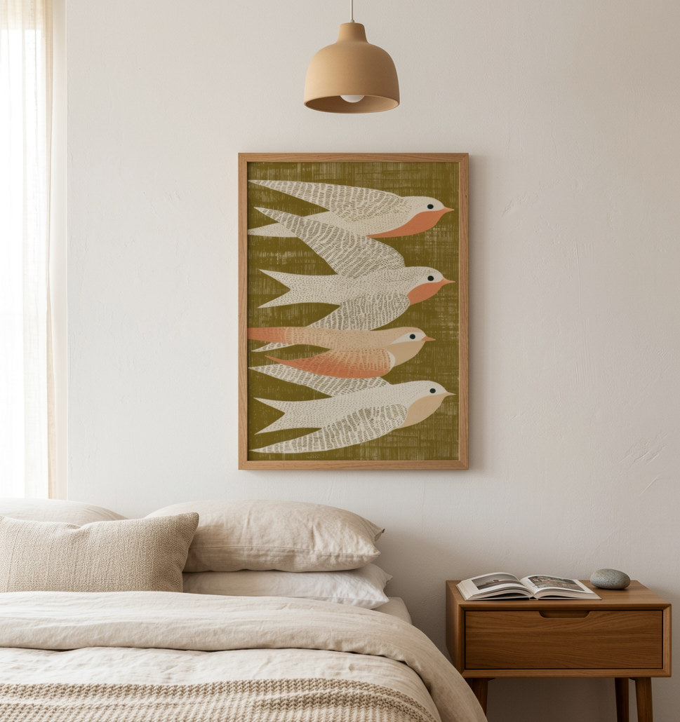 Scandinavian Bird Print