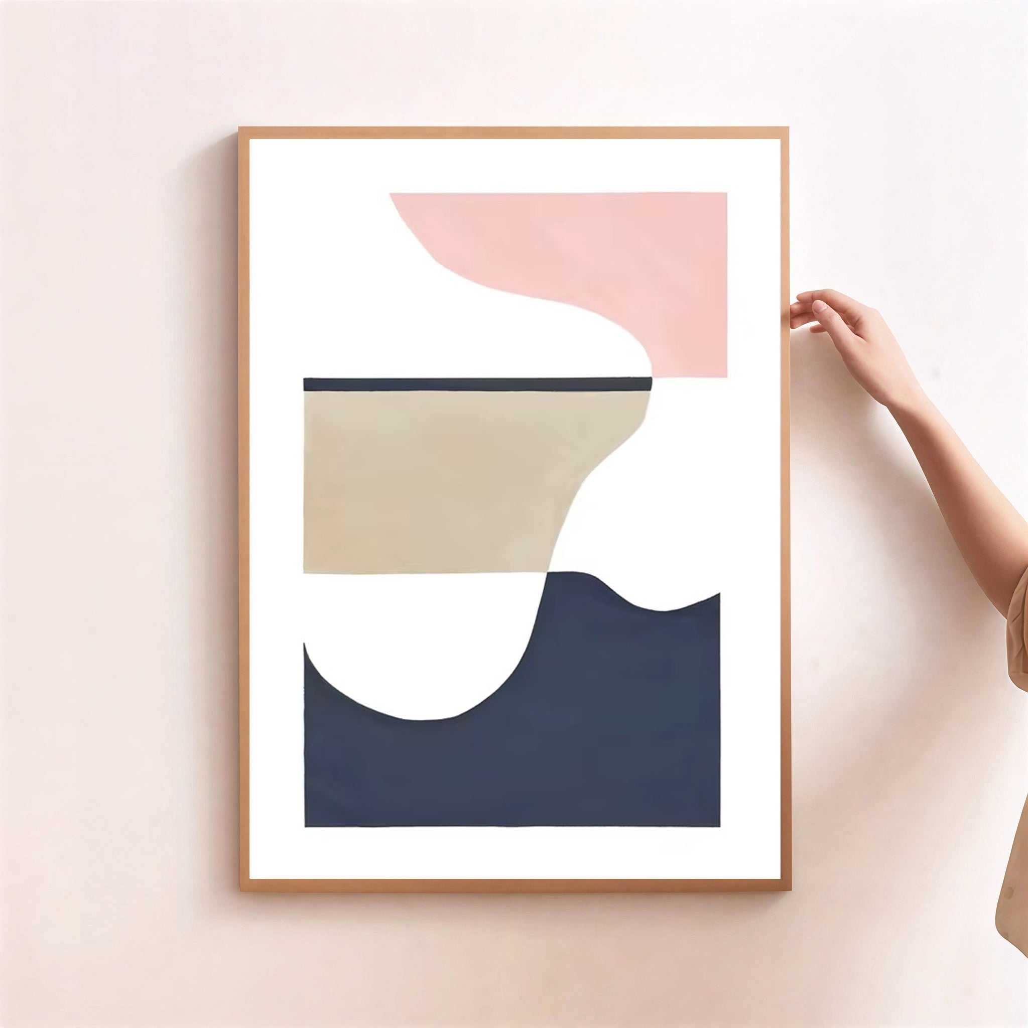 Scandinavian wall art print minimalist design