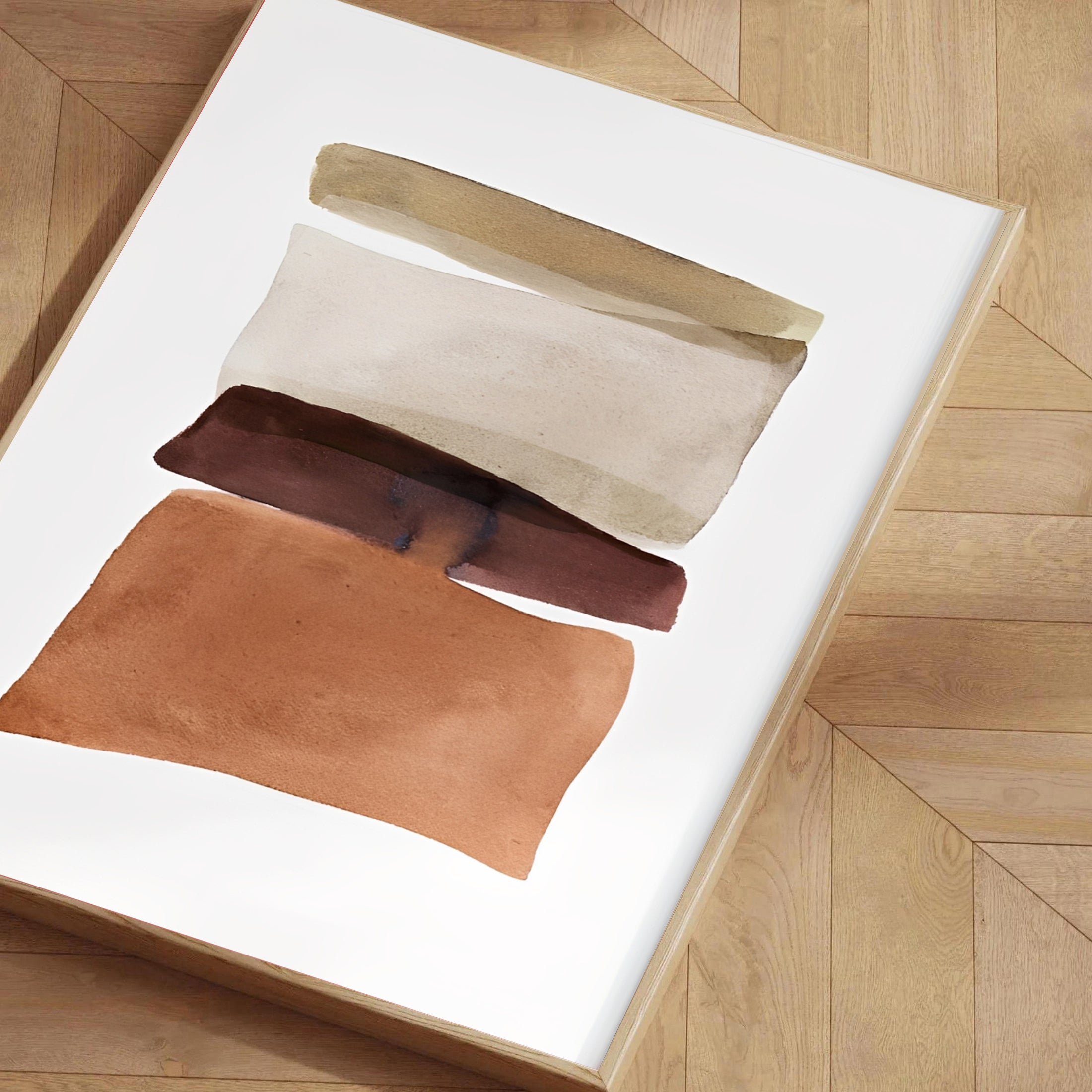 Abstract Wall Art Print in Neutral Tones