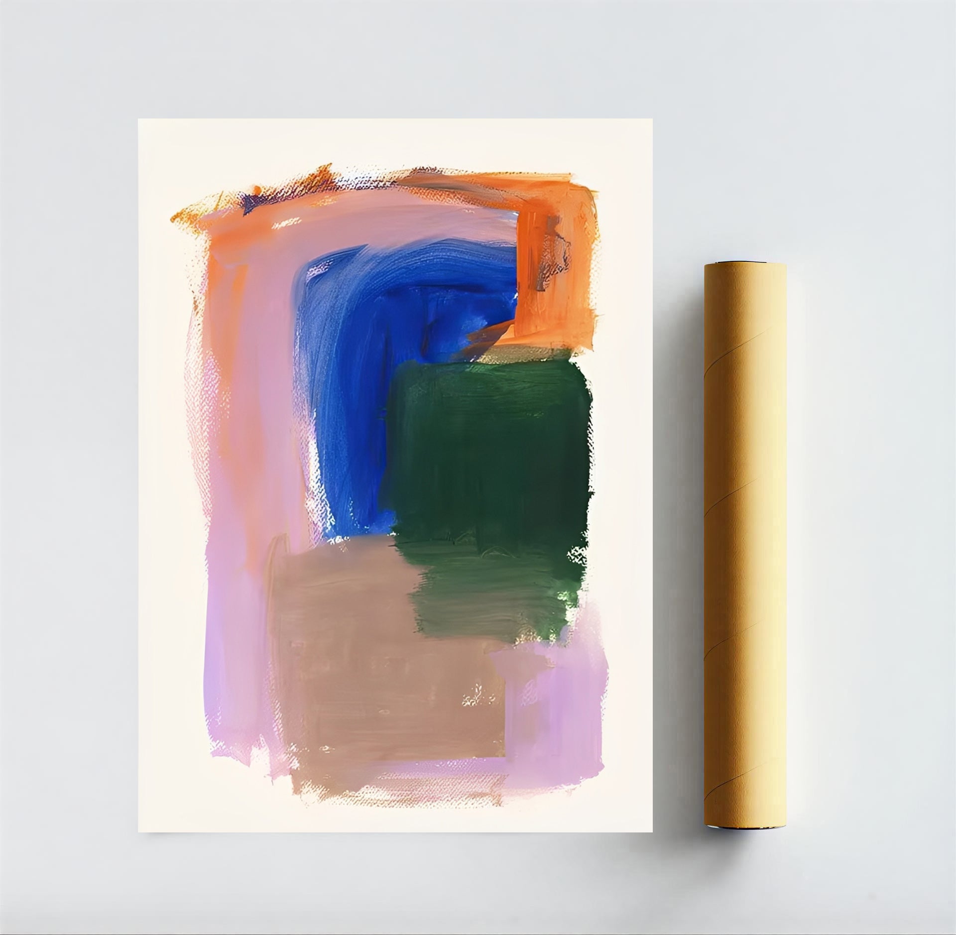 Colorful Modern Abstract Art Print