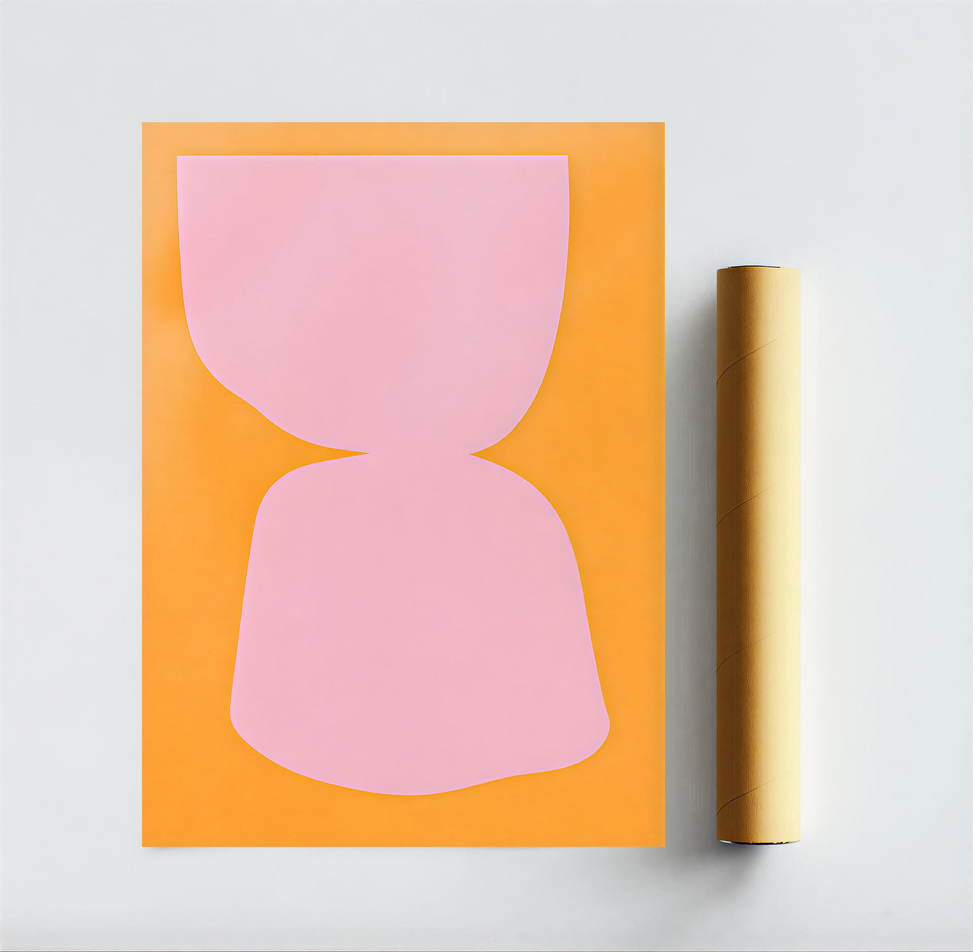 Modern Abstract Pastel Art Poster
