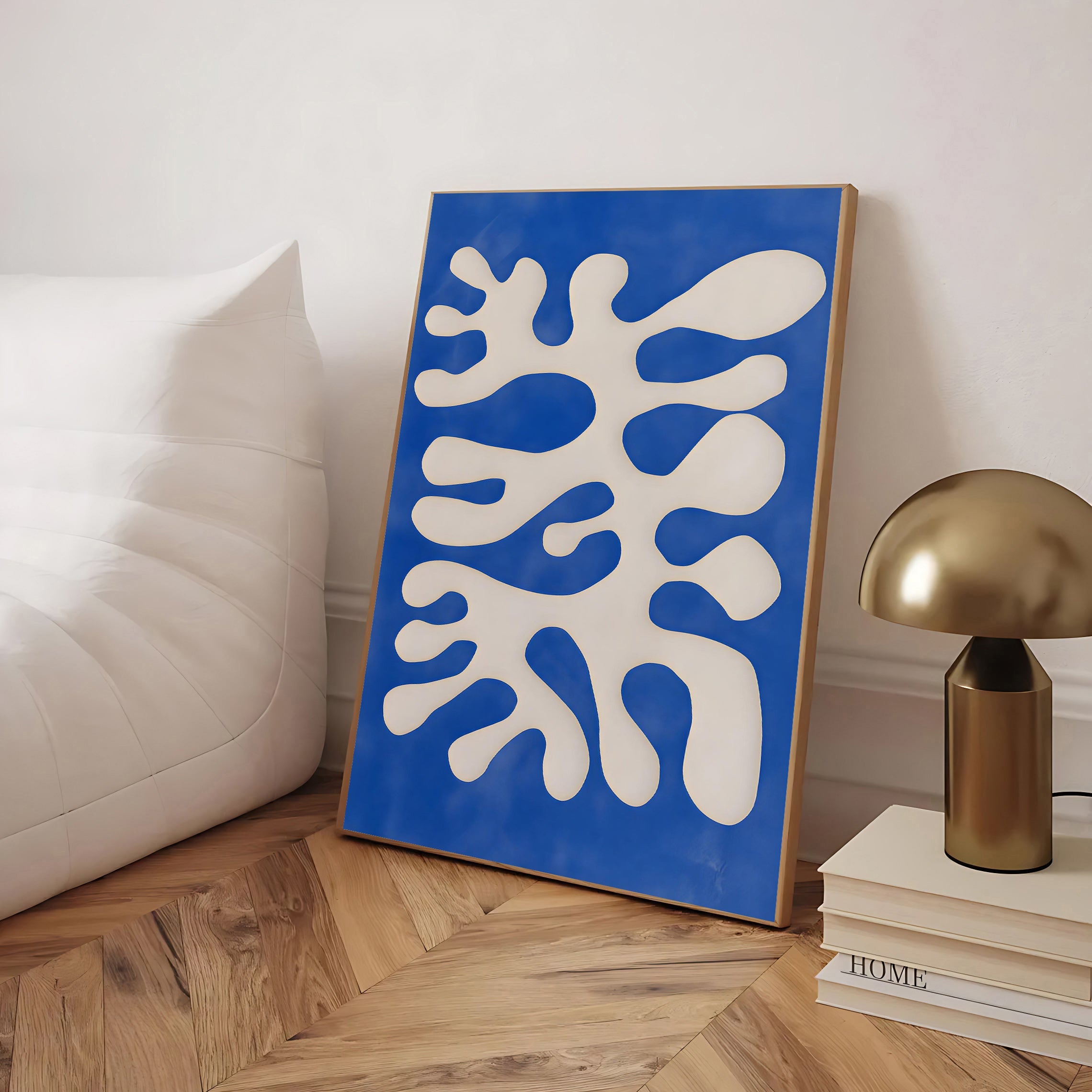 Modern abstract organic wall art print