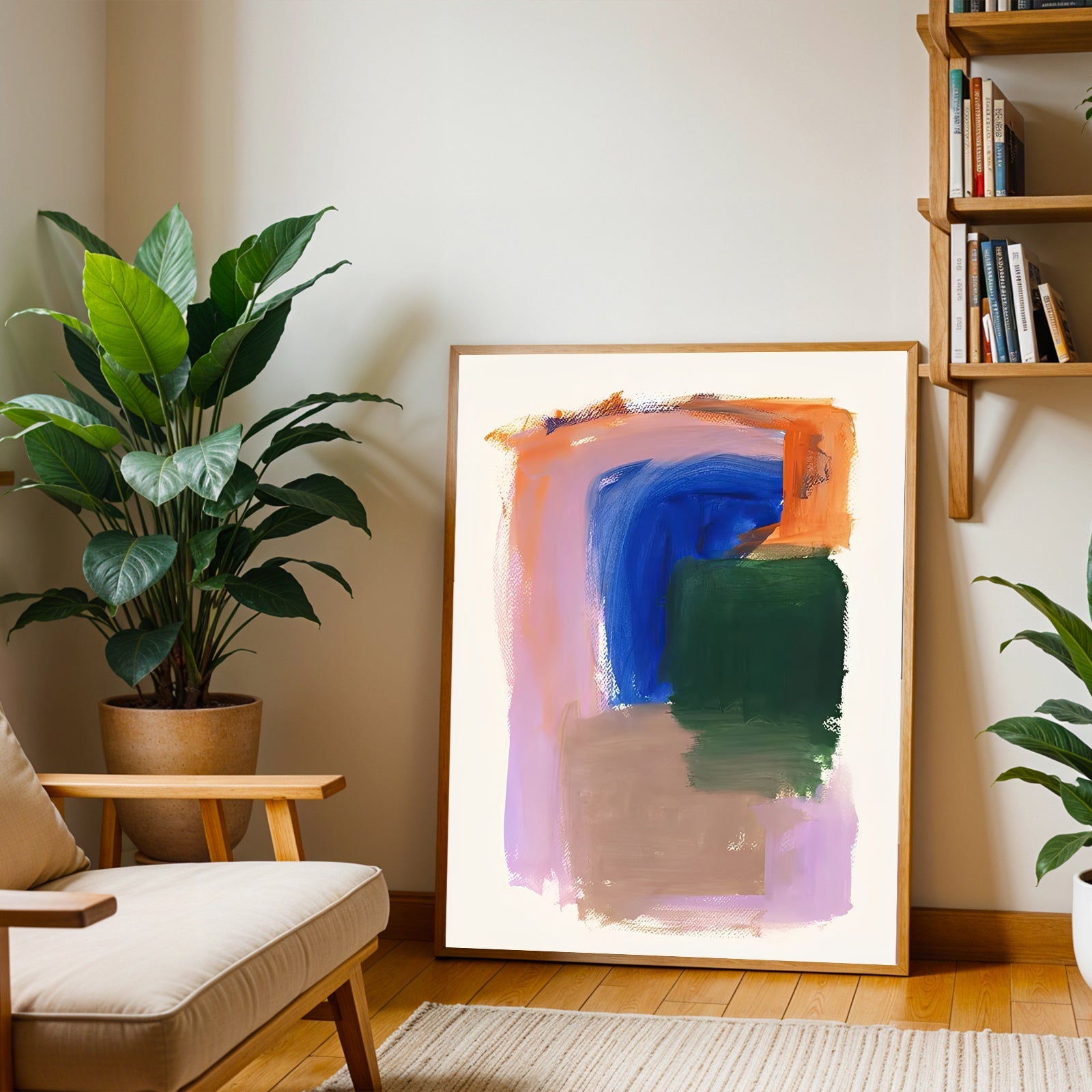 Colorful Modern Abstract Art Print