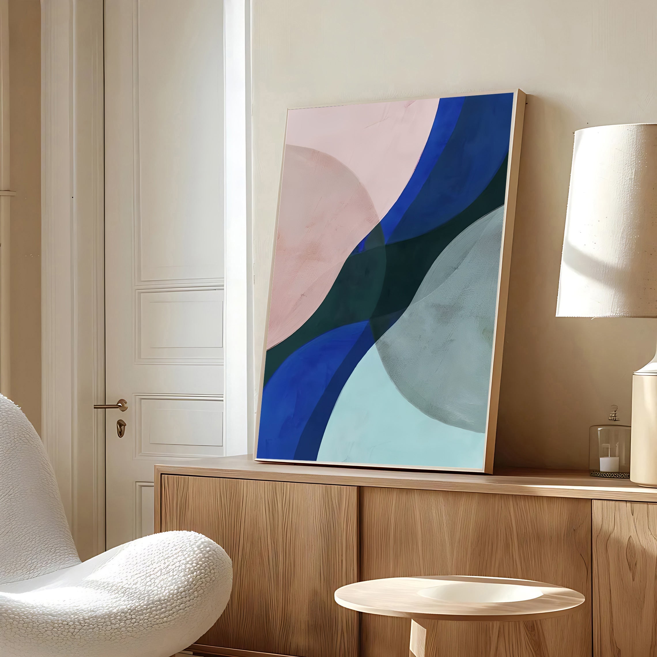 Geometric Modern Abstract Wall Art Print