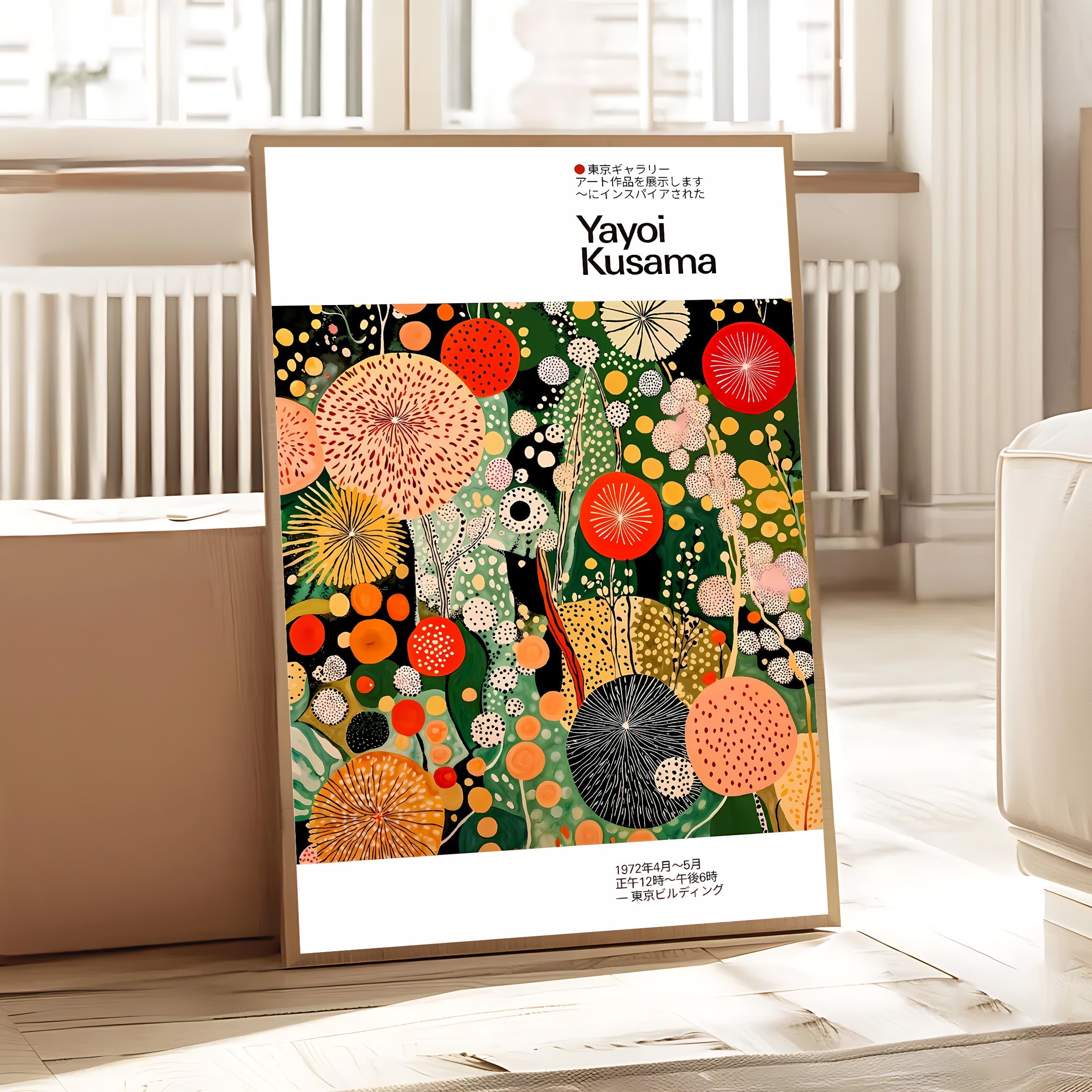 Botanical Polka Dot Print