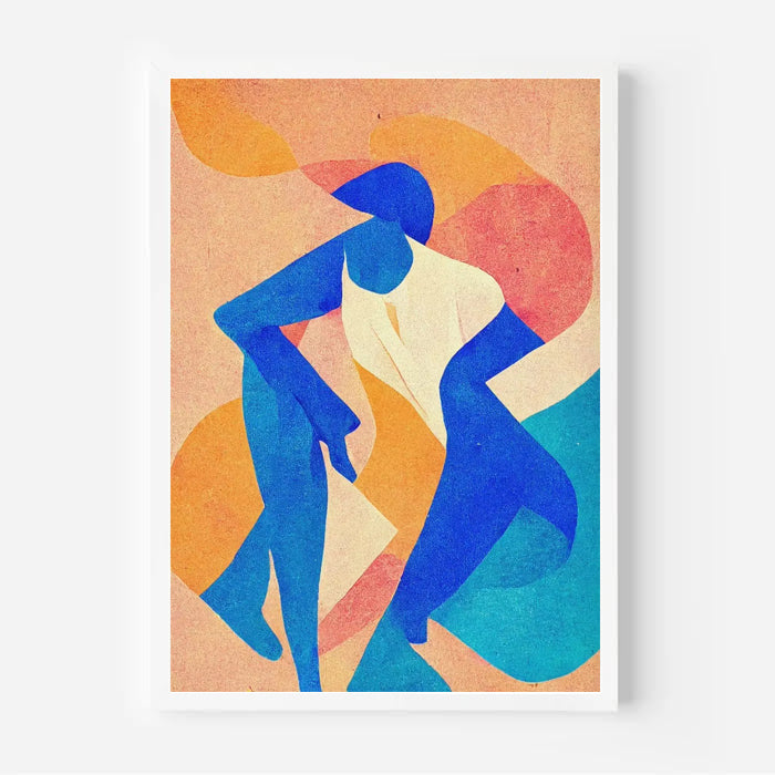 Modern Abstract Figurative Art Print