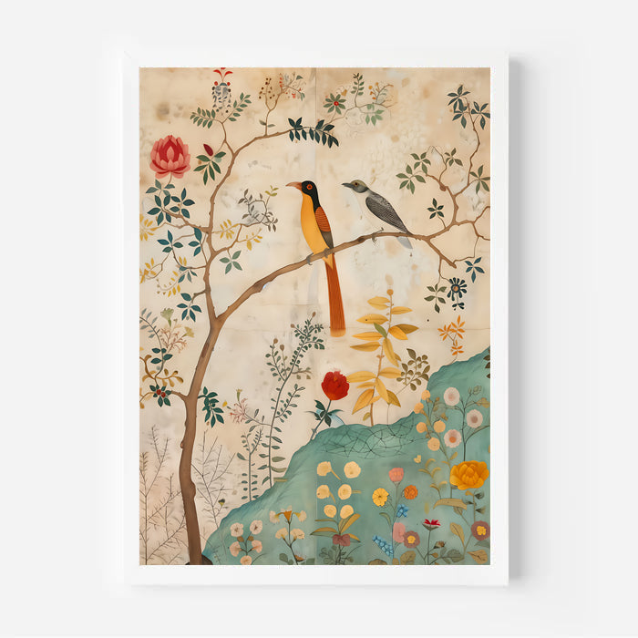 Botanical Bird Art Print