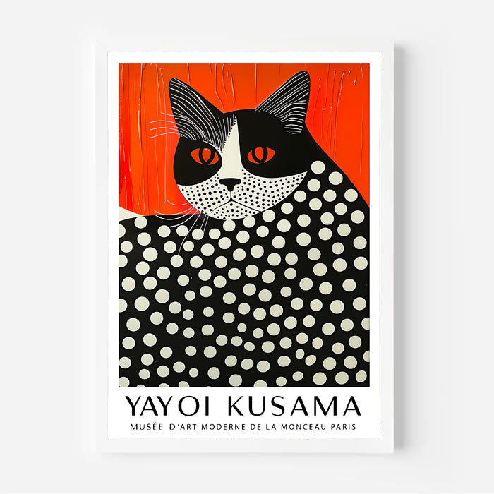 Ploka Dot Cat Print