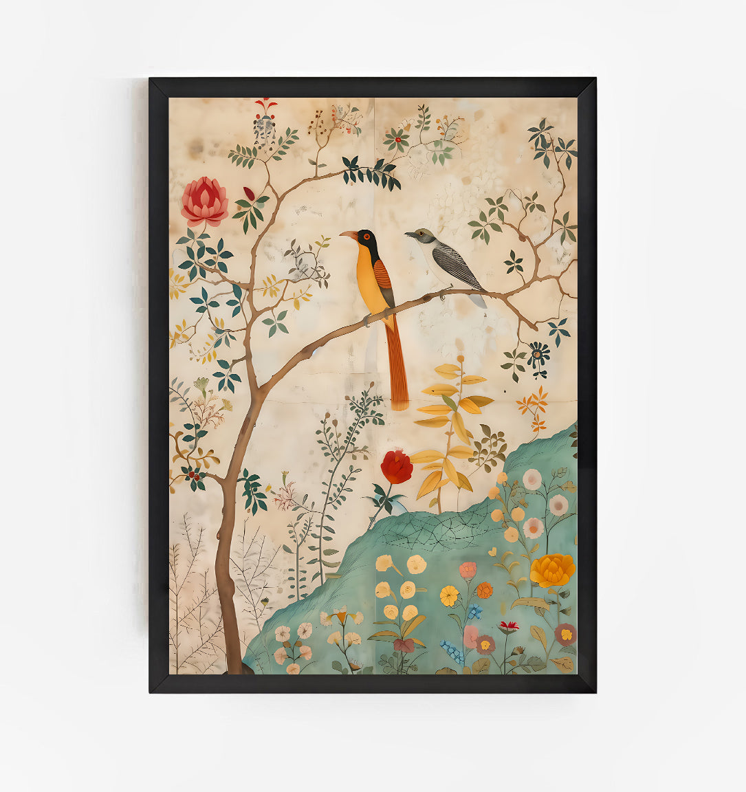 Botanical Bird Art Print