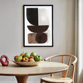 Abstract wall art in neutral tones